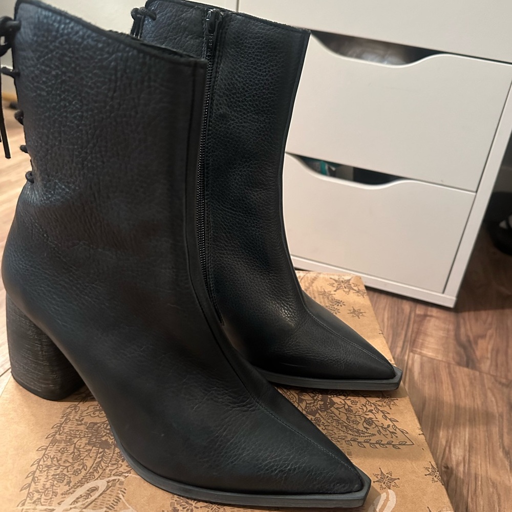 Free People Livia Laceback Heel Boots